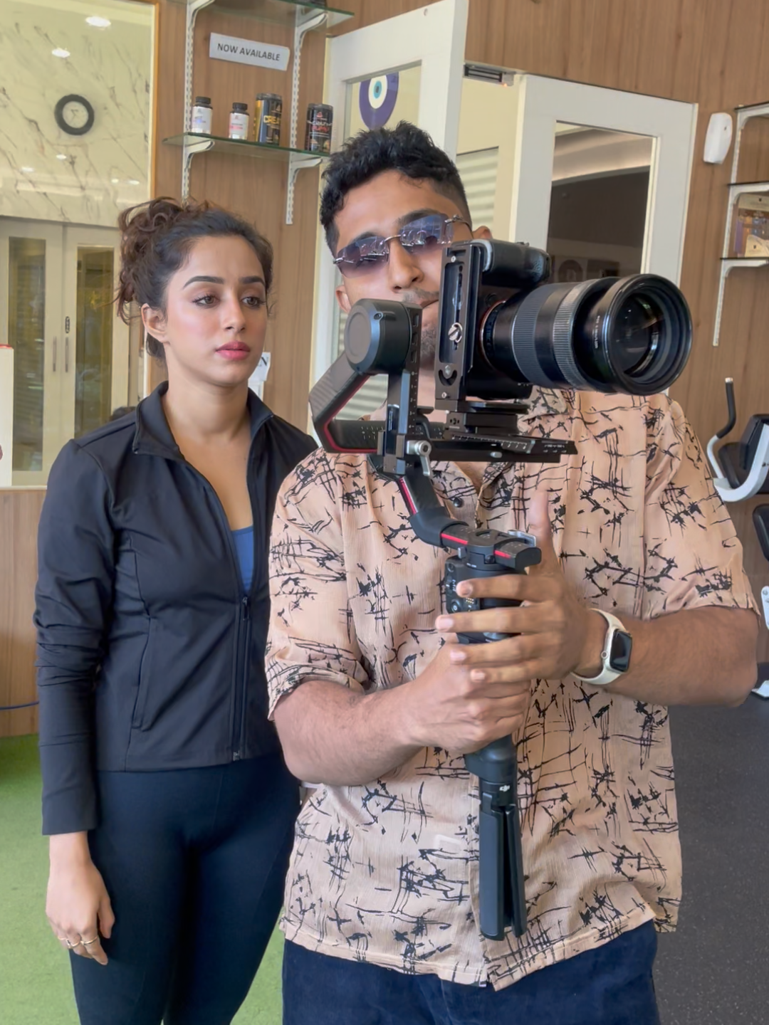 Celebrity shoot